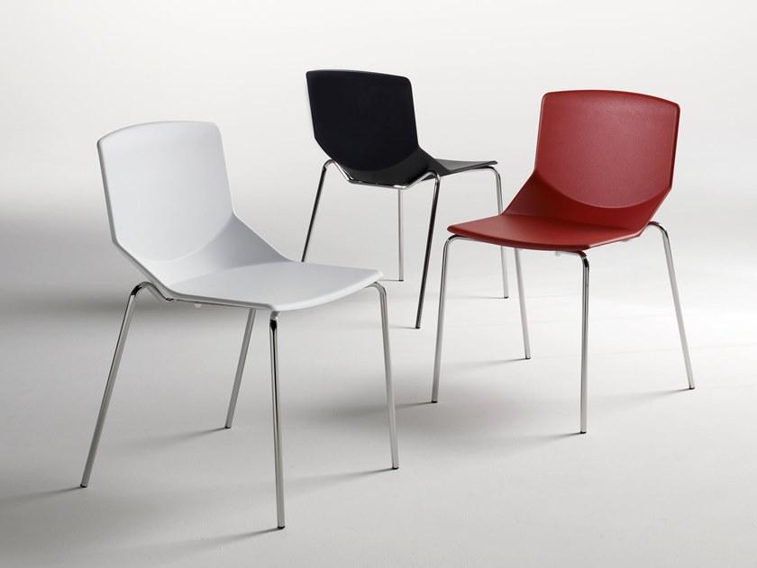 Inday Штабелируемый стул из структурного полиуретана Formula sun-id-1375543 - Вид №1