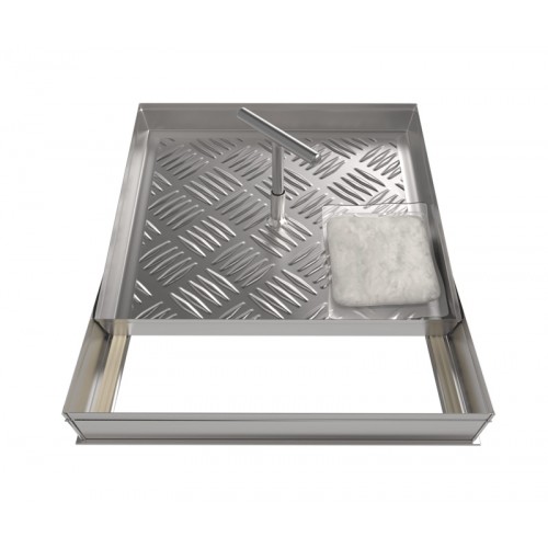 Напольный люк под плитку, съемный 800Х800 ВОЗРОЖДЕНИЕ sun-id-1025100 - Вид №3