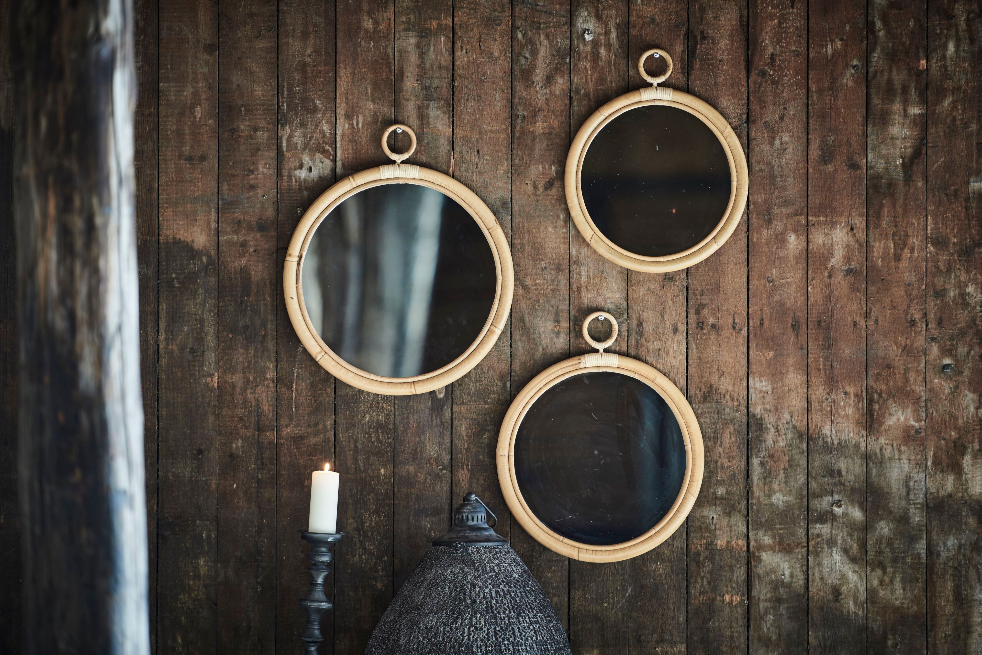 Круглое зеркало из ротанга с рамкой Sika Design Атмосфера ARCH-00071271 - Вид №1