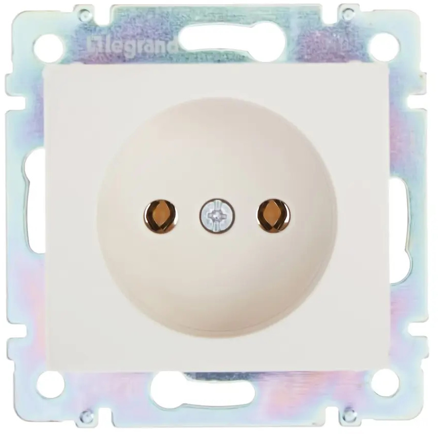 Розетка Legrand Valena Classic без заземления, слоновая кость 11273768