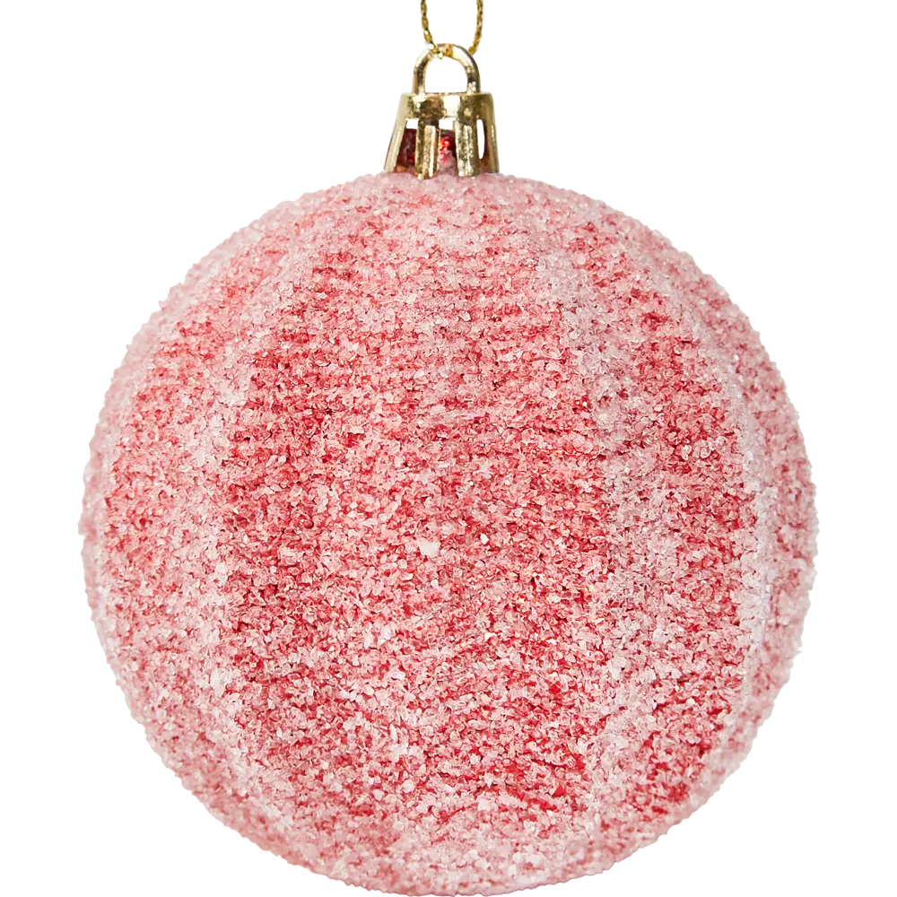 87036406 Елочное украшение Шар Christmas ø7.8 см цвет красный STLM-1489117 Santreyd  - Вид №1
