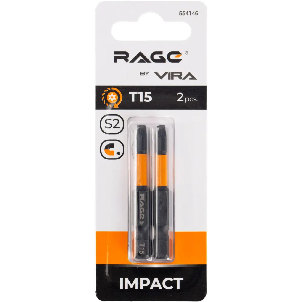 Ударная бита RAGE T15x50 мм для профессионального монтажа (2 шт) 89361508 STLM-0847285 - Вид №2