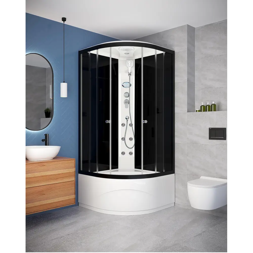 DOMANI-SPA Delight — угловая душевая кабина с гидромассажем 90×90 см 87210149 STLM-0977166 - Вид №5