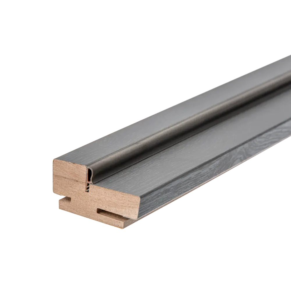 PORTIKA Дверная коробка Альпика телескопическая графит вуд 88914942 STLM-1376074