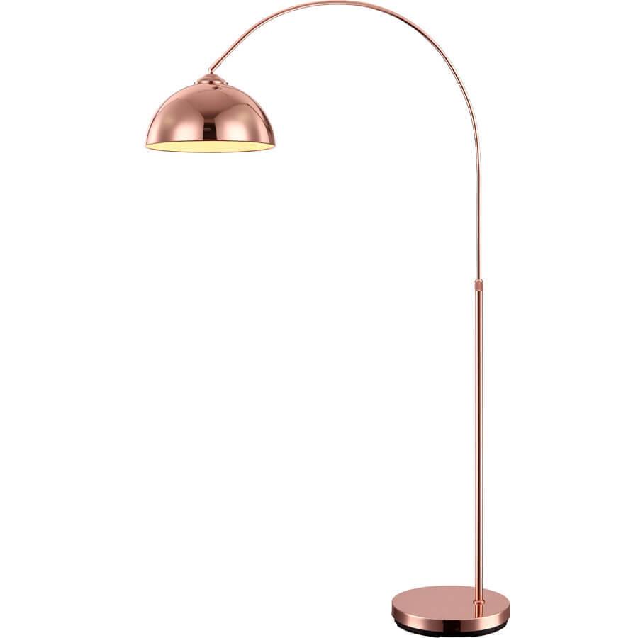 Торшер изогнутый 196х30 см медный Newcastle 58227C GLOBO NEWCASTLE 00-3889284 Медь Ceramica Globo  - Вид №1
