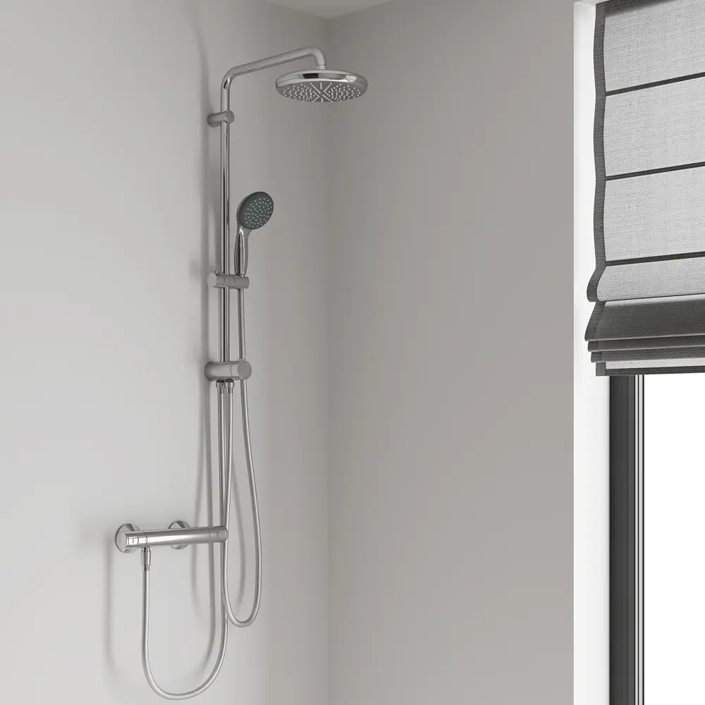 Душевая стойка Grohe Vitalio без смесителя 2 режима цвет хром 81971364 STLM-2011678 
