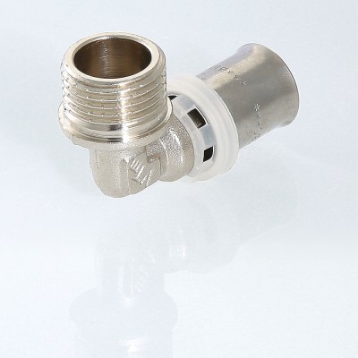 VTm.253.N.002005 Пресс-фитинг – угольник с переходом на наружную резьбу Valtec 20 мм х 3/4"  - Вид №7