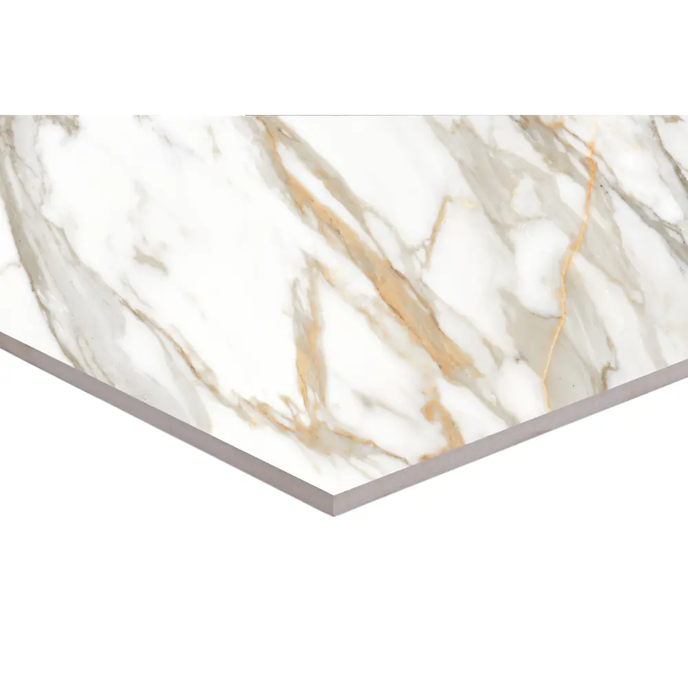 Керамогранит Arcadia Ceramica Calacatta Oro 60x120 см 1.44 м² глянцевый цвет белый 86386327 STLM-2013416 - Вид №3