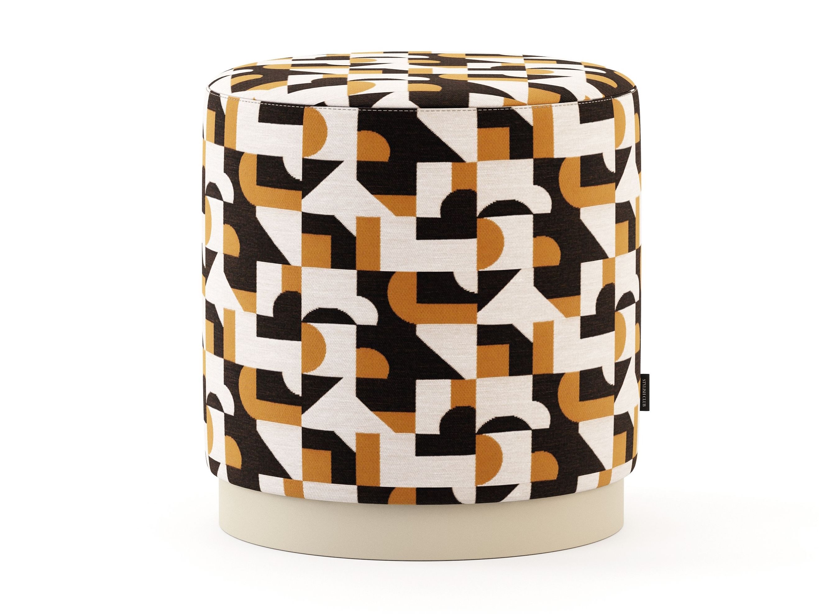 Круглый пуф из ткани Stylish Club Sublime ARCH-00137487 - Вид №15