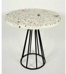 KAROISTANBUL Круглый журнальный столик в венецианском терраццо Complementi d'arredo