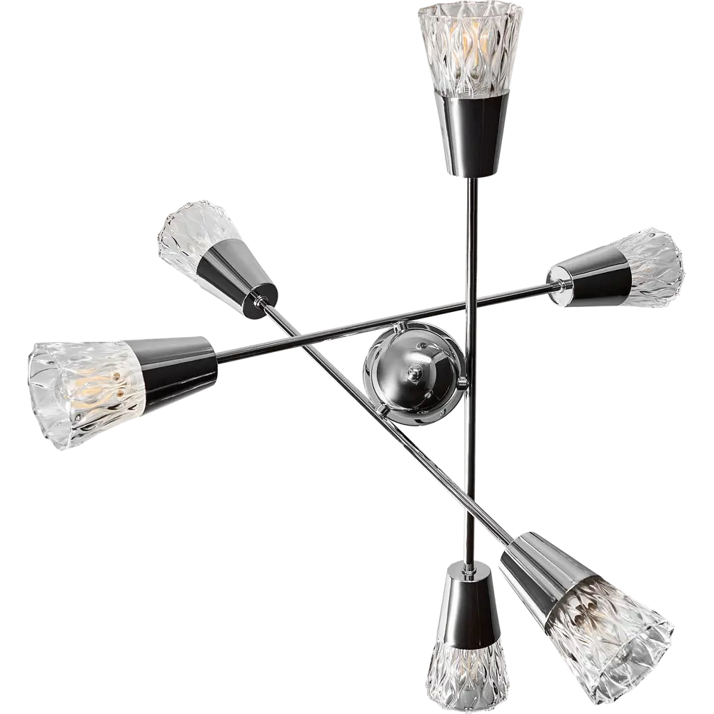 Люстра подвесная 541/6 6 ламп цвет хром Escada STLM-2046328 - Вид №3