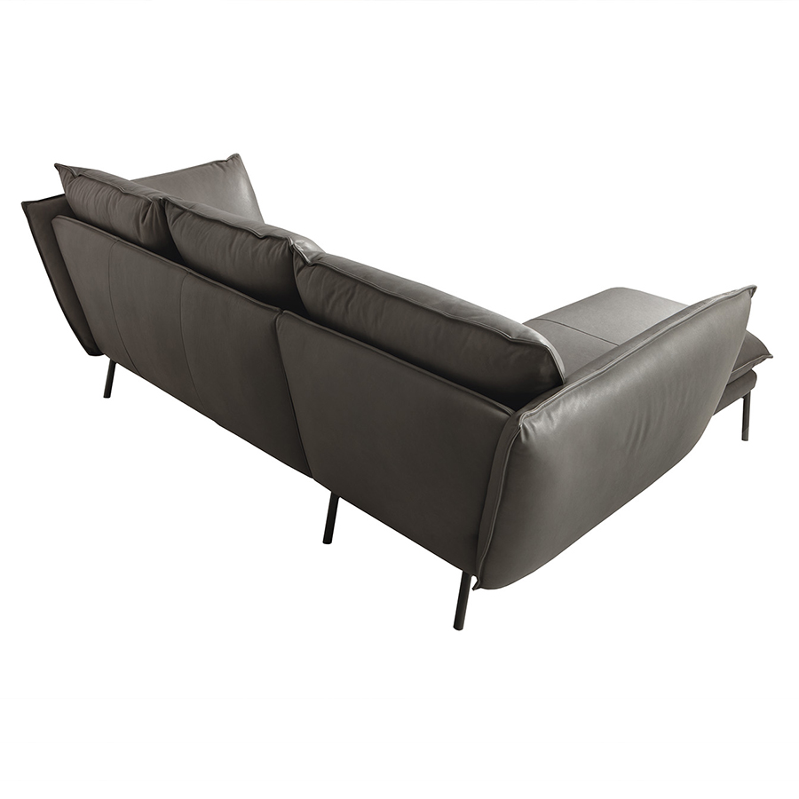 Угловой диван левый HUGO серый Sits S1235 - Вид №6