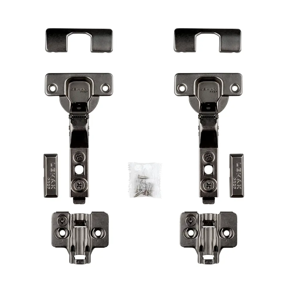 Петля мебельная Lemax Prof Softly Clap с амортизацией 105° черная 89407812 STLM-1575386 - Вид №1