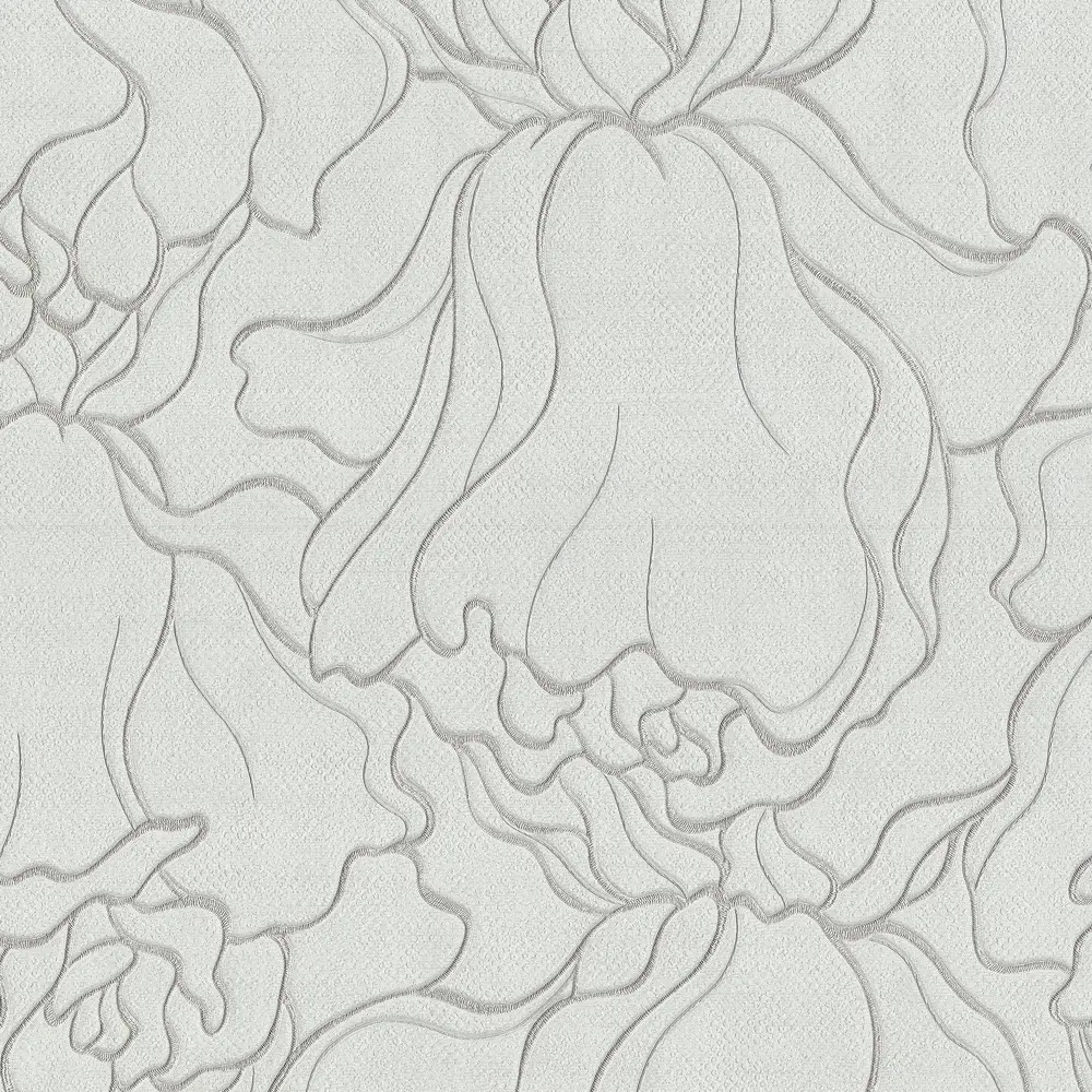 Обои флизелиновые Московская Обойная Фабрика Розы серые 1.06 м 4130-5 РозыОстин STLM-2034666 - Вид №1