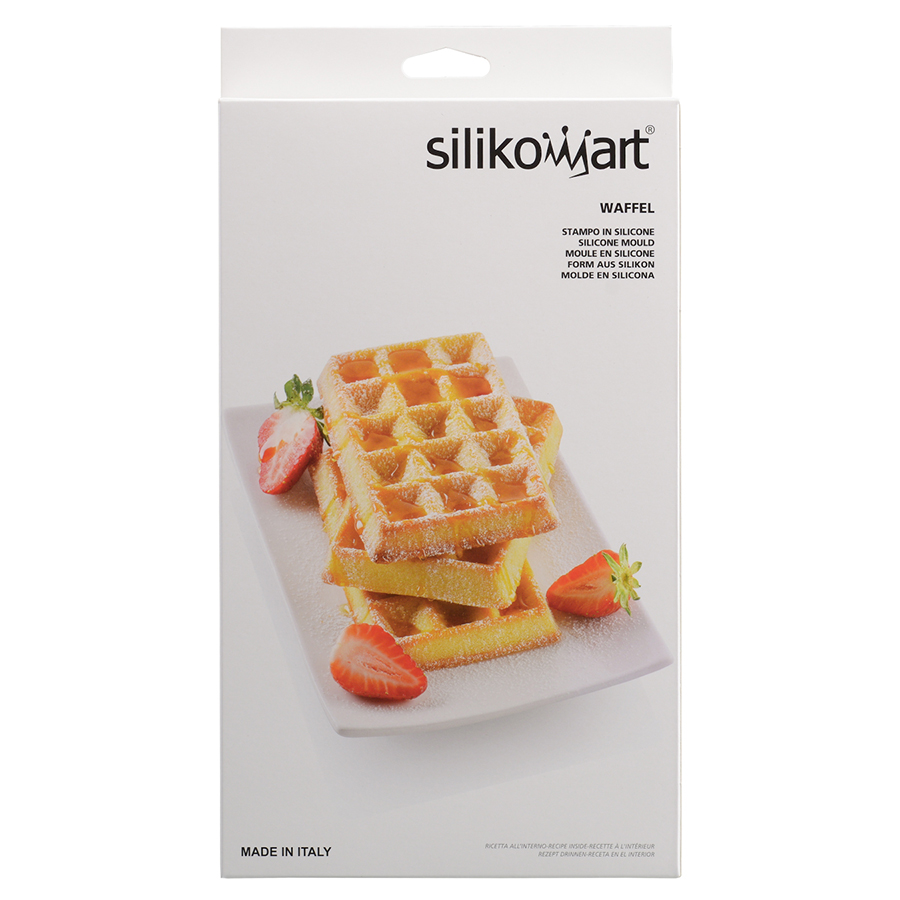 26.155.63.0065 Форма для приготовления вафель waffel classic силиконовая золотая Silikomart  - Вид №8
