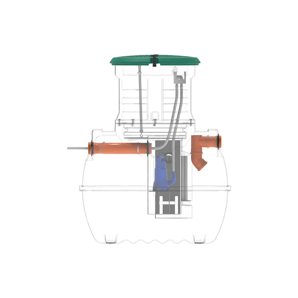 Септик трехкамерный Rostok Ground 3 Pro 1200 литров 420 л/сутки STLM-2120997 - Вид №9