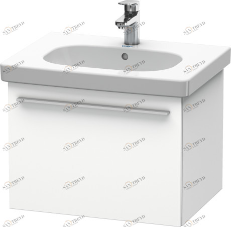 XL605101818 X-Large Тумбочка подвесная Белый матовый, декор Duravit