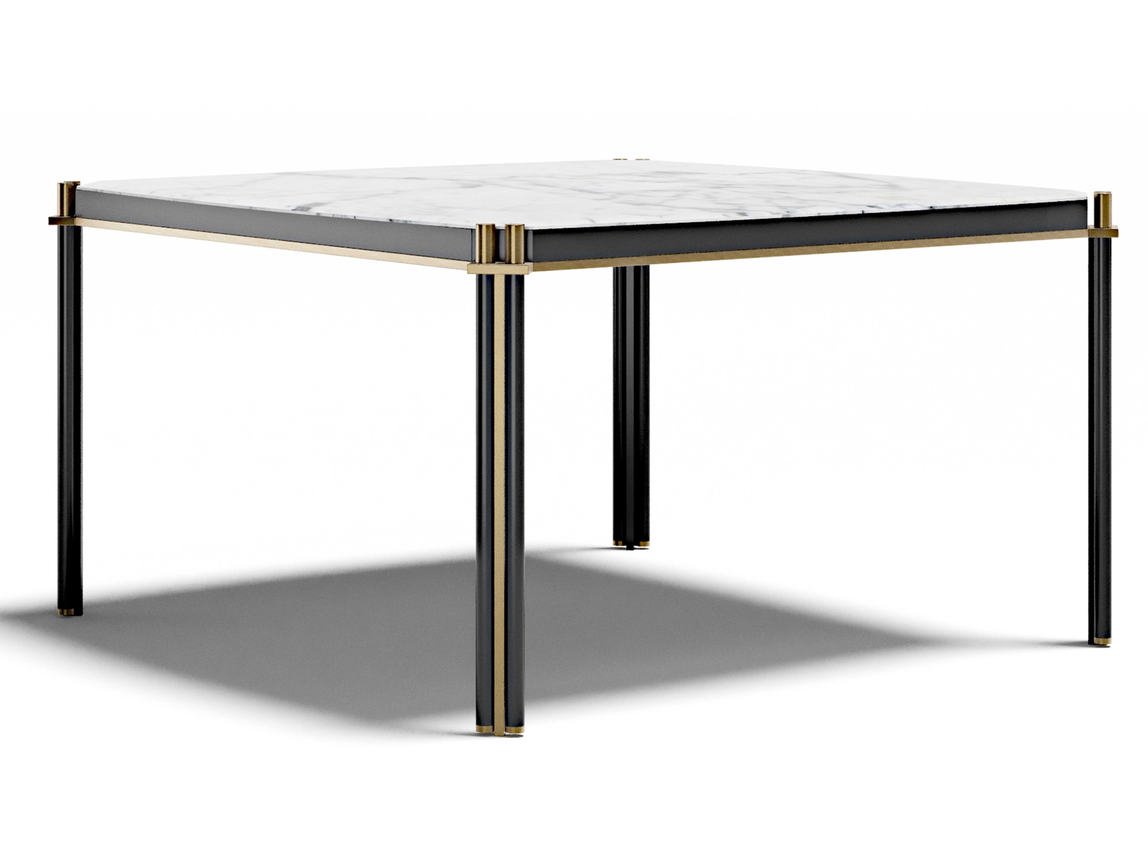 Квадратный стол из мрамора и дерева Capital Collection TUDOR ARCH-00153242