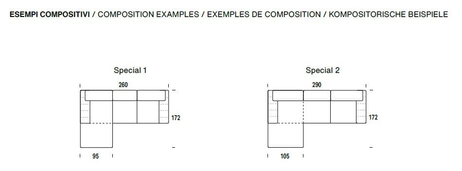 Секционный диван из ткани Felis Softliving ARCH-00131093 - Вид №8