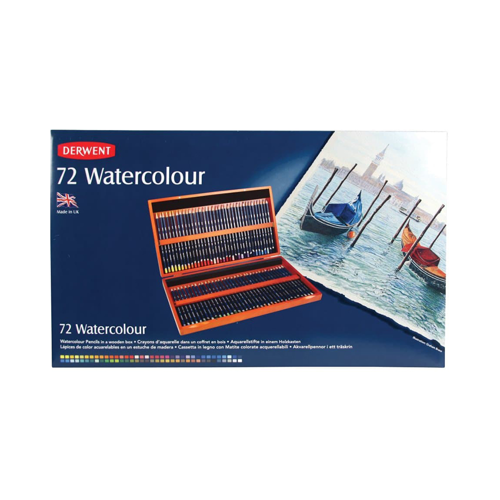 32891 Набор акварельных карандашей 72 цв. WATERCOLOUR Derwent 