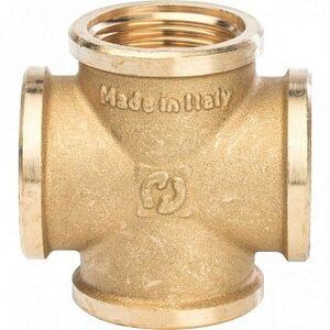 Крестовина ВР 1" латунь STOUT