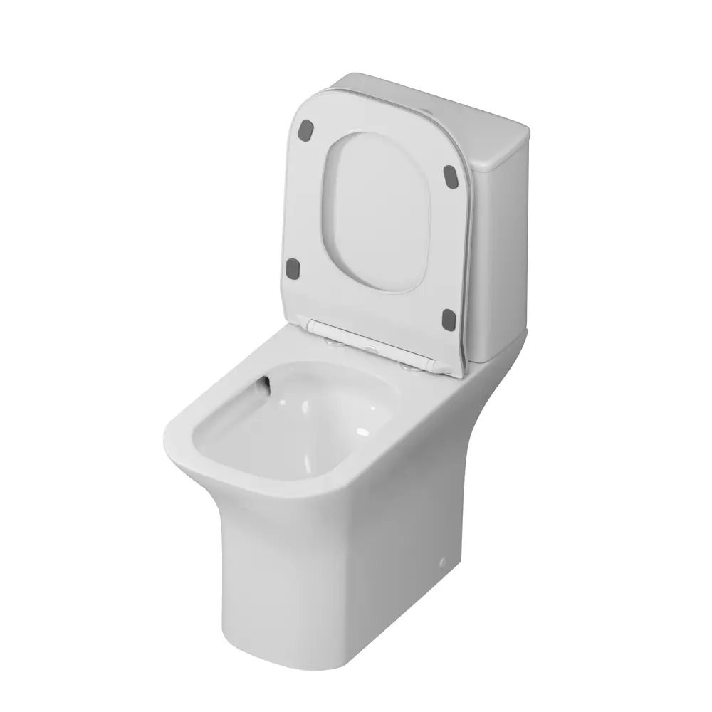 Унитаз-компакт Neron безободковый сиденье с микролифтом двойной смыв цвет Santreyd GR STLM-2074696