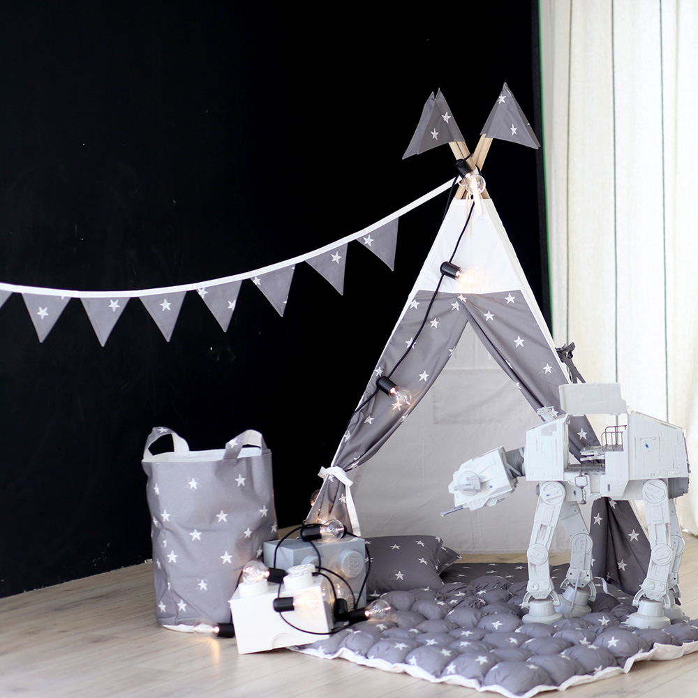 Тканевая корзина Звездопад VAMVIGVAM ЗВЕЗДОПАД 282060 Серый Santreyd  - Вид №7