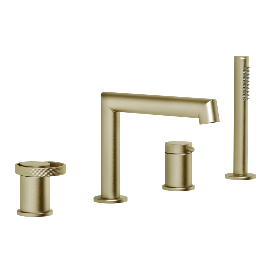 Смеситель для ванны 63337 727 Gessi Anello ЛАТУНЬ МАТОВАЯ PVD 63337727