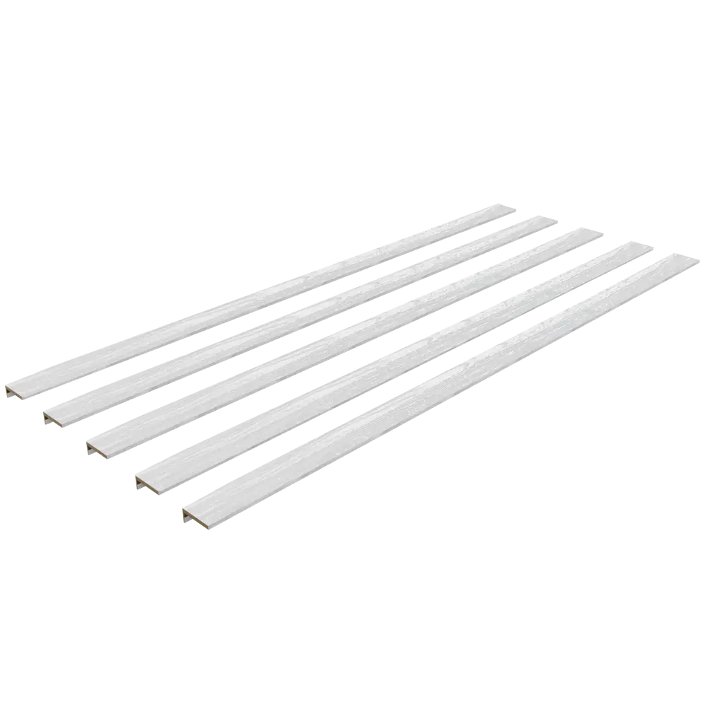 Комплект наличников телескопических Аккорд 2150x70x8 мм Hardflex цвет светло-серый 5 шт PORTIKA STLM-2020479 - Вид №1