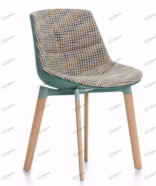 MDF Italia Стул из мягкой ткани Flow sun-id-1452751