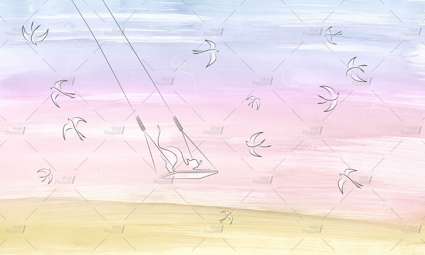 Carta da parati PVC free, eco-friendly, lavabile WallPepper BIRBA ARCH-00032225 - Вид №2