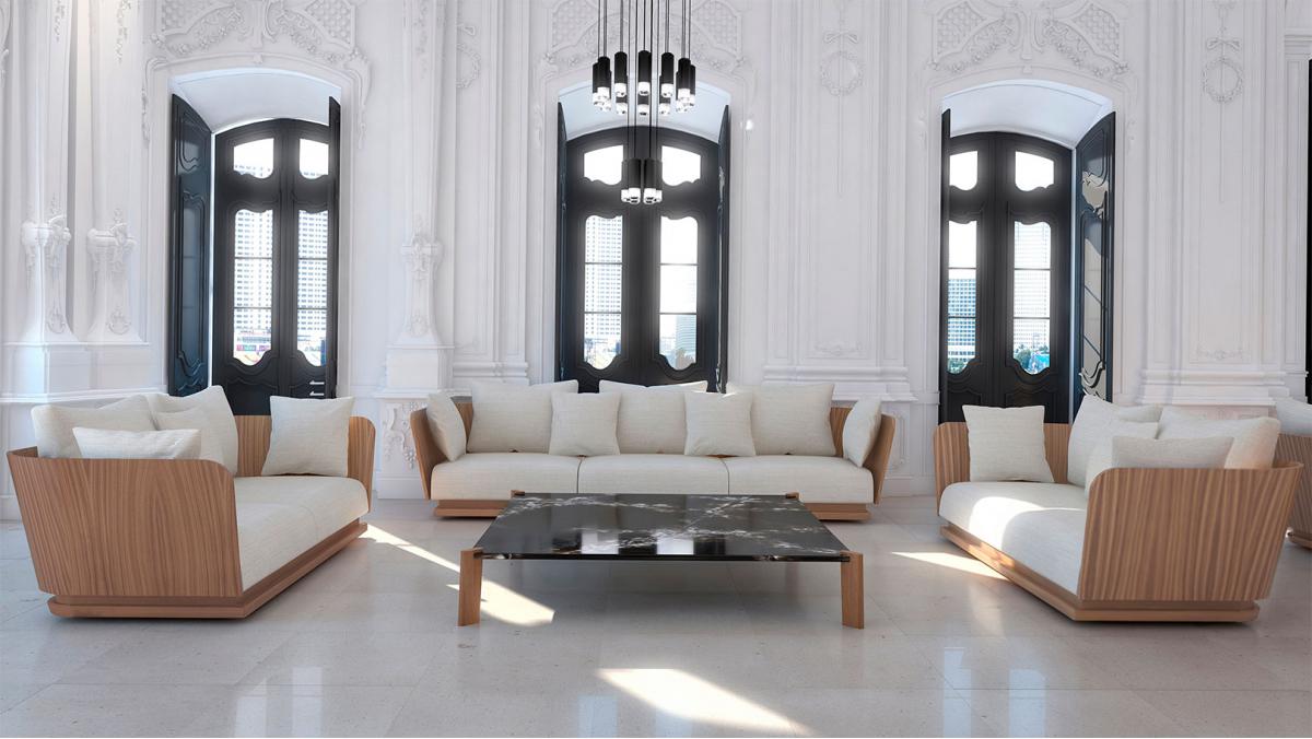 075674 Низкий стол Punt Mobles Bay Santreyd - Вид №7