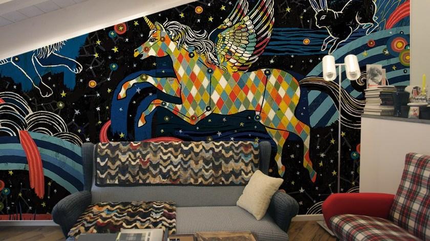 GLAMORA Моющиеся виниловые обои Symbiosis sun-id-1394216 - Вид №4