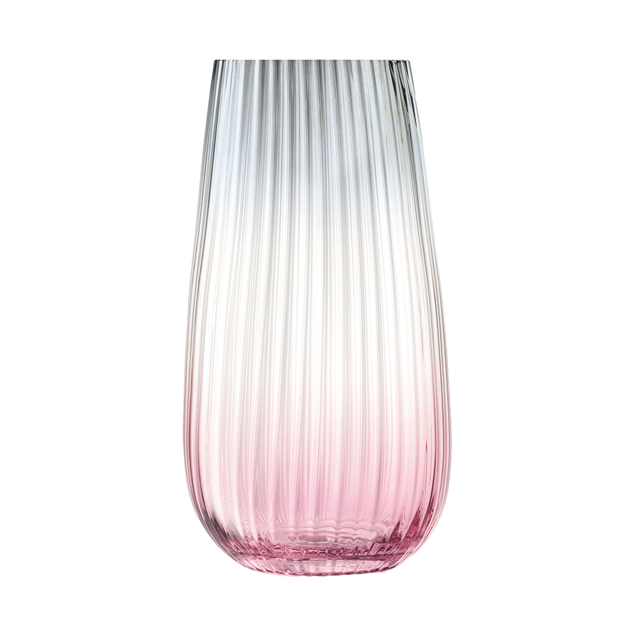 G1401-28-152 Ваза dusk 28см розовая-серая LSA International 