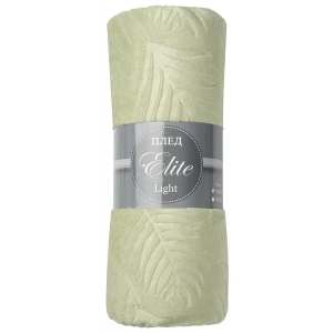 Плед скандинавский 'Листья' 150×200 см, фланель полиэстер 210 г/м² 89417256