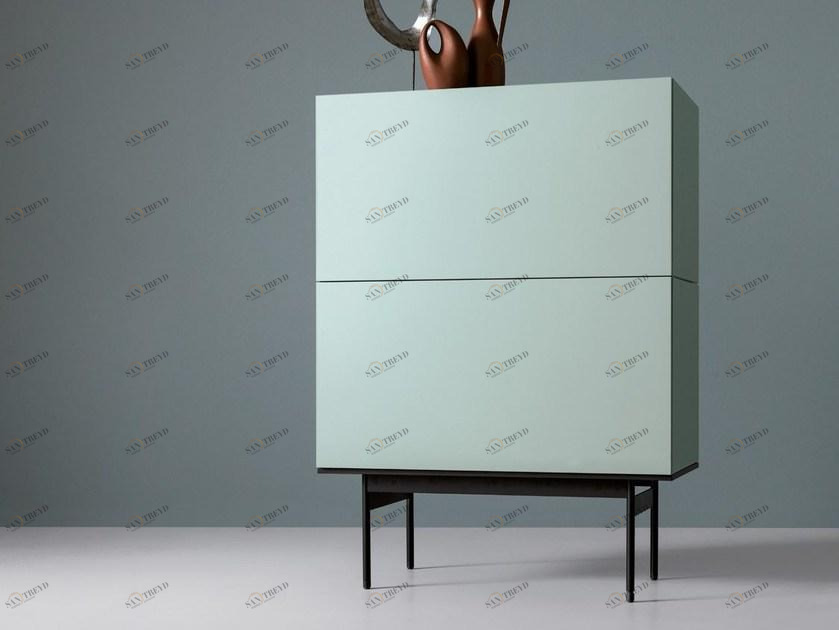 Caccaro Лакированный буфет с откидными дверцами Brick sun-id-1443773