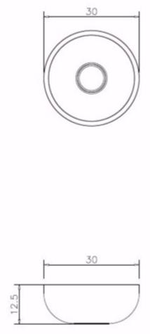 2510283 Накладная раковина на столешницу  овальная Vallvé  - Вид №2