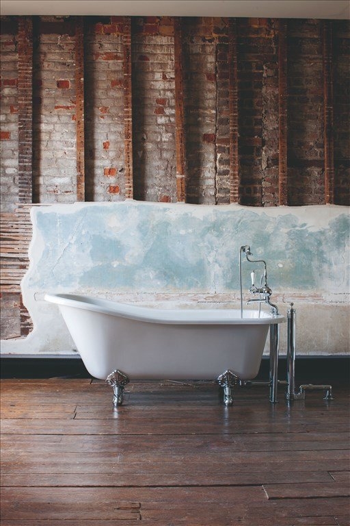 Ванна акриловая Harewood Slipper с ножками E11 CHR Slipper Burlington E1, E11 CHR - Вид №3