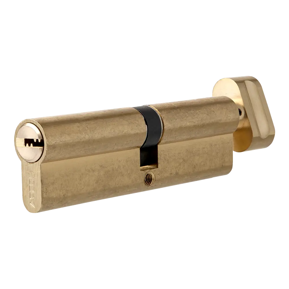 Цилиндр Apecs SM-90, 40х50 мм, ключ/вертушка, цвет золотой 82594816 STLM-2052658