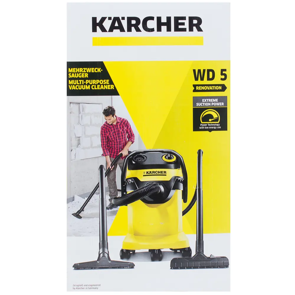 Пылесос Karcher WD 5 Renovation, 1100 Вт, 25л 18555776 STLM-2027219  - Вид №3