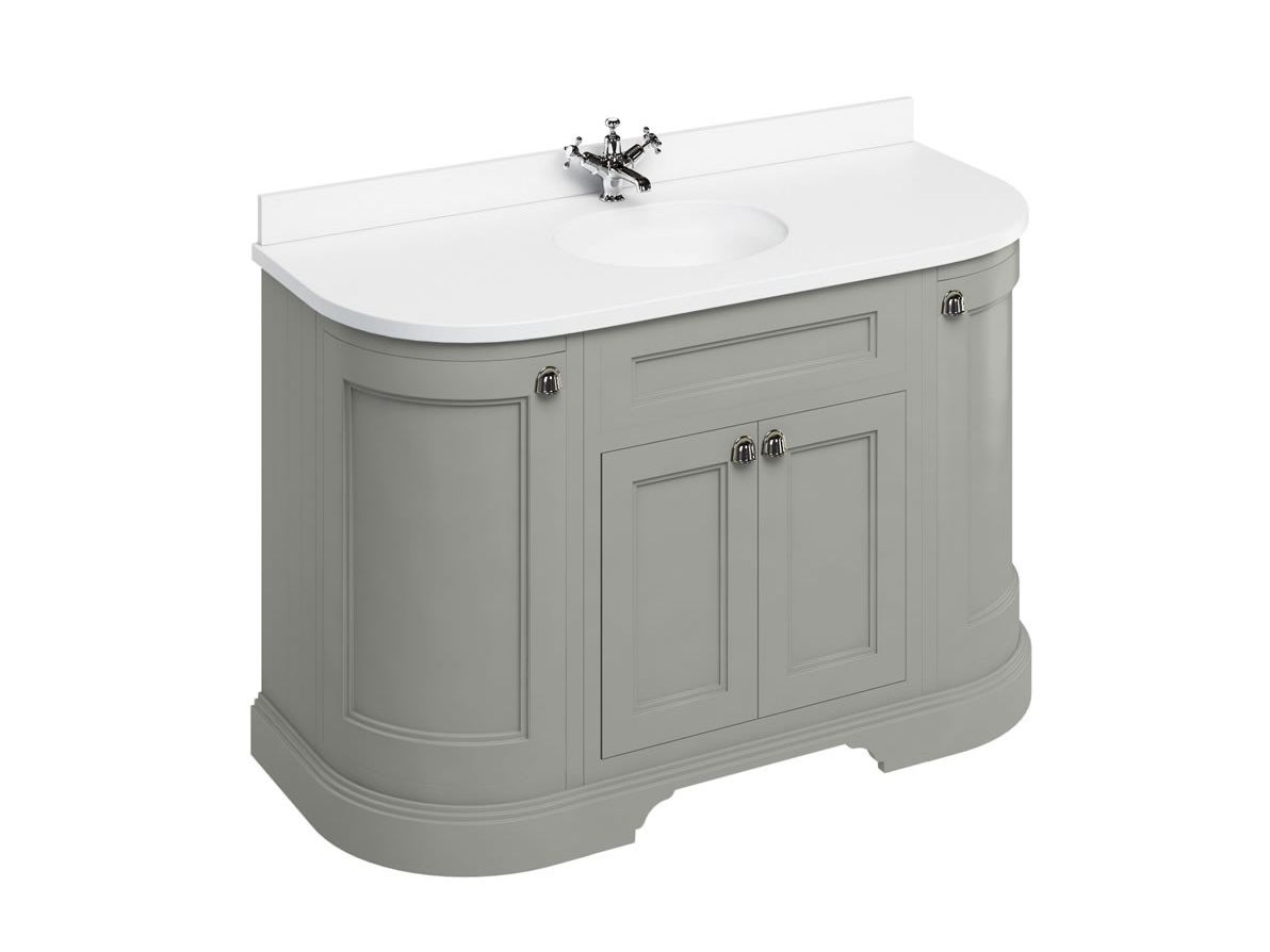 Напольный шкаф для умывальника из МДФ с дверцами Burlington MINERVA ARCH-00141016 - Вид №9