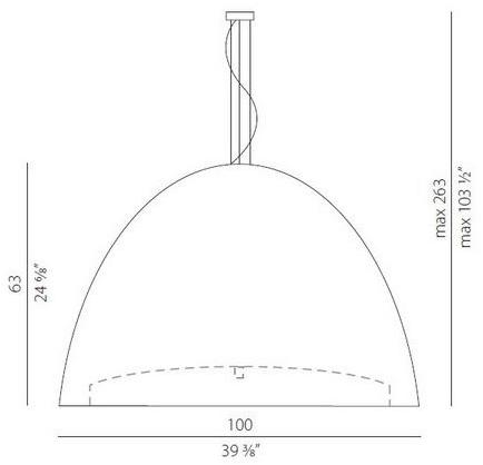 PANZERI Подвесной светильник из полиэтилена Willy sun-id-1370847 - Вид №7