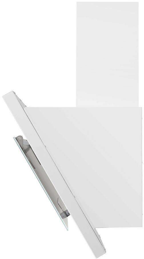 TOWER Light 50 White Glass White Вытяжка tower light 50 белый/белое стекло/ • тип: настенная• цвет: белый• управление: кнопочное• ширина, мм: 500• полная потребляемая мощность, вт: 150• количество скоростей: 3• максимальная производительность, м3/ч: 470• Santreyd  - Вид №3