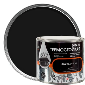 Эмаль термостойкая кремнийорганическая Dali Special цвет черная 0.5 кг