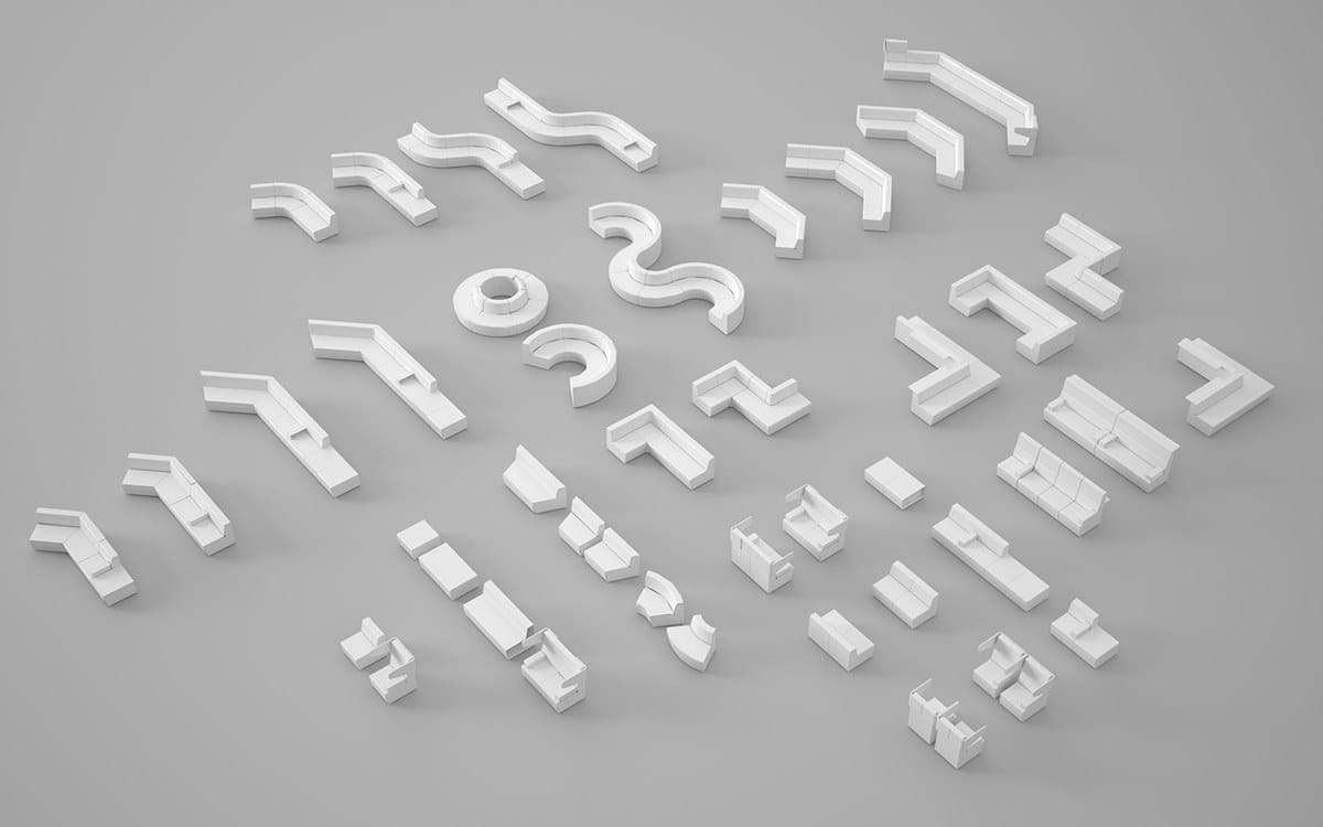 Ткань диван Grado Design Modo S ARCH-00151300 - Вид №7