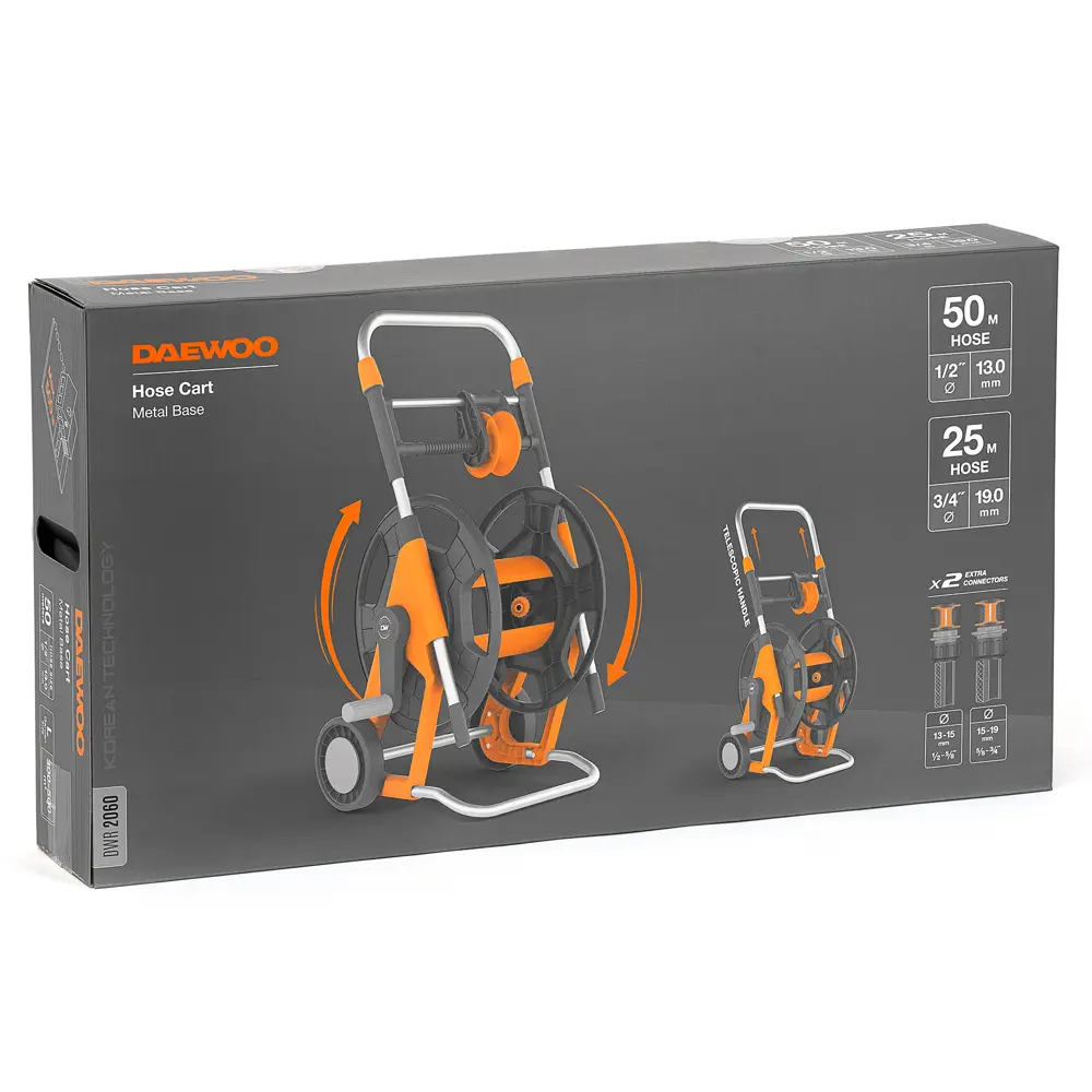 Тележка для шланга Santreyd с автоматической смоткой и регулируемой ручкой 89358813 STLM-0957639 - Вид №2