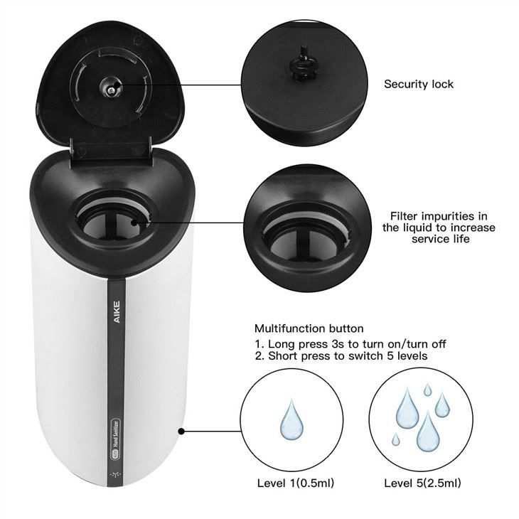 Автоматический дозатор мыла AIKE AK3159_120  - Вид №3
