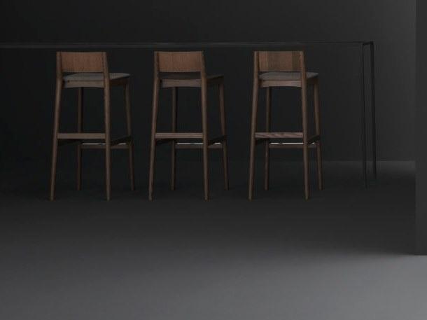 PIAVAL Барный стул высокий деревянный Elsa | contract 86-11/4 | 86-11/4f 86-11/4 ~ 86-11/4f - Вид №4