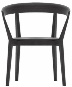 Andreu World Деревянный стул с подлокотниками Carola So0907