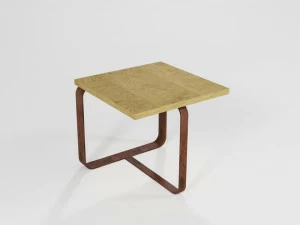 Barel Столик из фанерованного дерева и лезвие из цельного железа